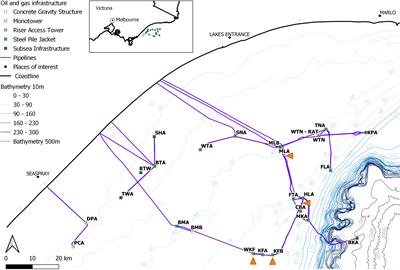 Marine life and fisheries around offshore oil and gas structures in southeastern Australia and possible consequences for decommissioning